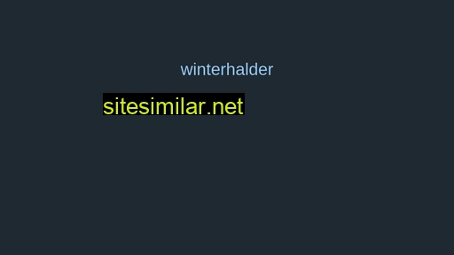 winterhalder.eu alternative sites