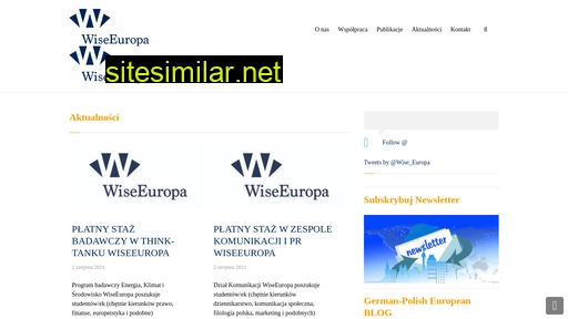 Wise-europa similar sites