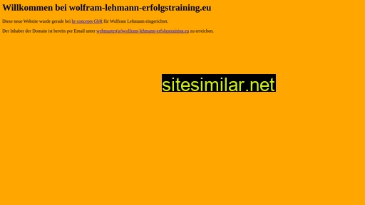 Wolfram-lehmann-erfolgstraining similar sites