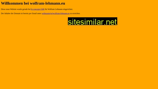 Wolfram-lehmann similar sites
