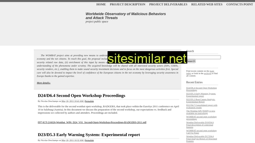 wombat-project.eu alternative sites