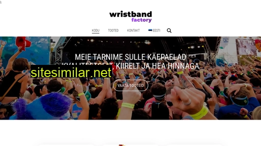 wristbandfactory.eu alternative sites