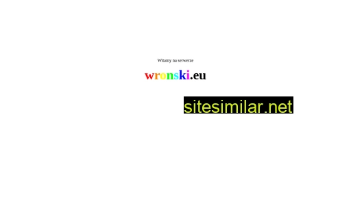 wronski.eu alternative sites