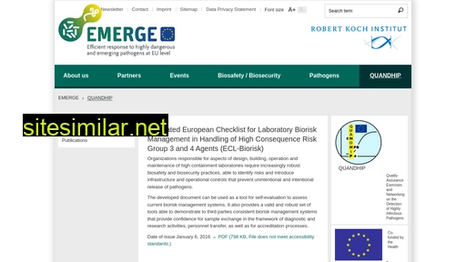 www.emerge.rki.eu alternative sites
