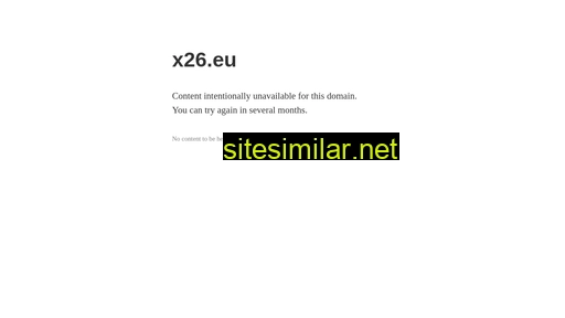 x26.eu alternative sites