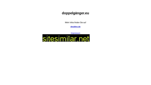 doppelgänger.eu alternative sites