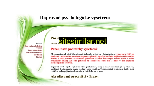 dopravnípsycholog.eu alternative sites