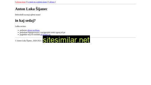 šijanec.eu alternative sites