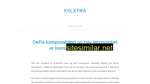 Xxlxtra similar sites