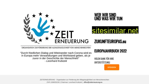 zeiterneuerung.eu alternative sites