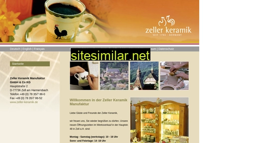 Zeller-keramik similar sites