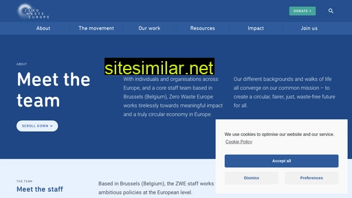 zerowasteeurope.eu alternative sites