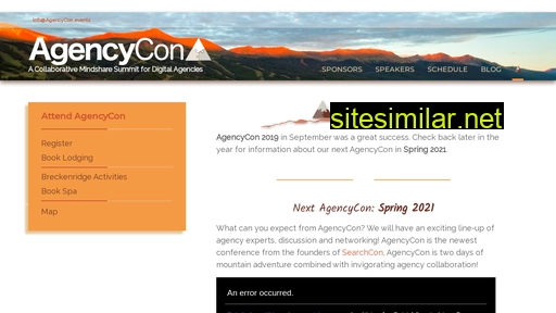 agencycon.events alternative sites