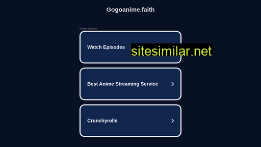 ww1.gogoanime.faith alternative sites