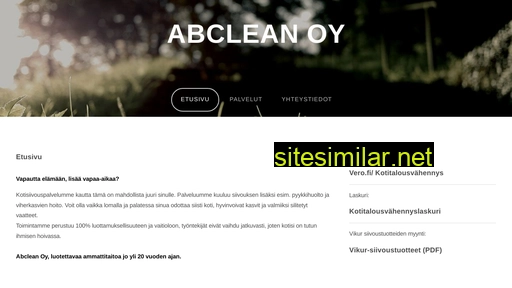 abclean.fi alternative sites