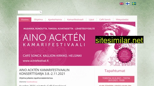 acktefestival.fi alternative sites