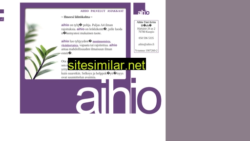 Aihio similar sites