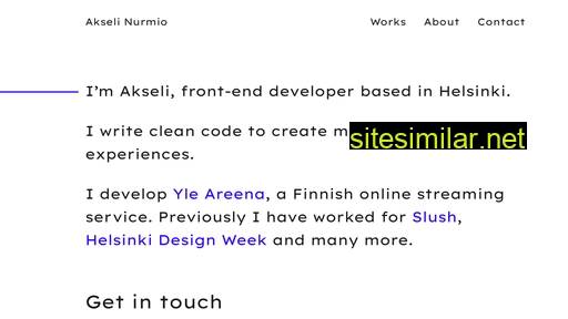 akselinurmio.fi alternative sites