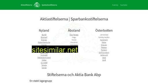 aktiastiftelserna.fi alternative sites