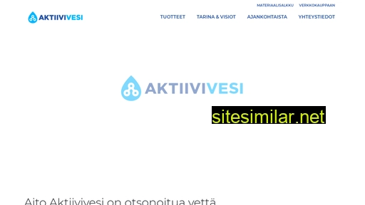 aktiivivesi.fi alternative sites