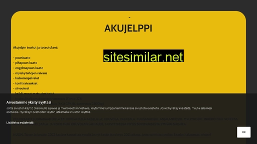 akujelppi.fi alternative sites