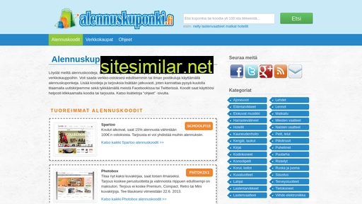alennuskuponki.fi alternative sites