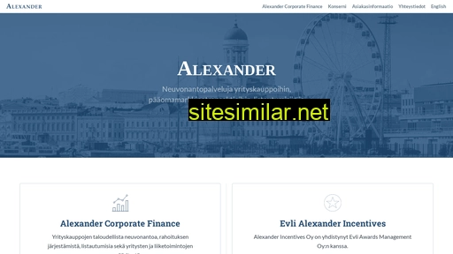 Alexander similar sites