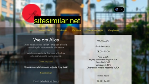 aliceitalian.fi alternative sites