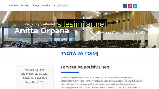 anittaorpana.fi alternative sites