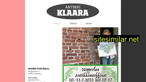 antiikkiklaara.fi alternative sites