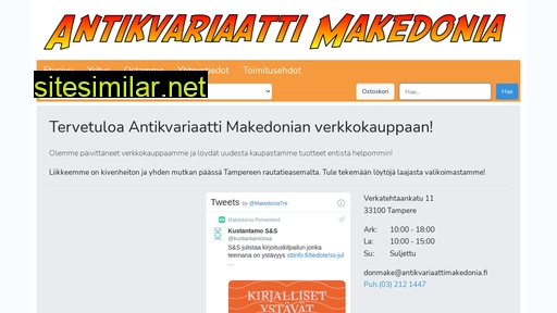 antikvariaattimakedonia.fi alternative sites