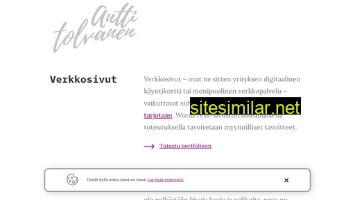 anttitolvanen.fi alternative sites