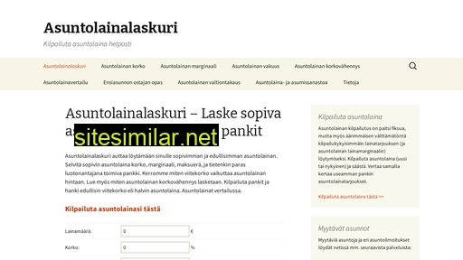 asuntolainalaskuri.fi alternative sites