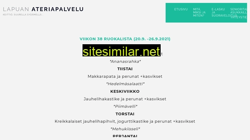 ateriapalvelulapua.fi alternative sites