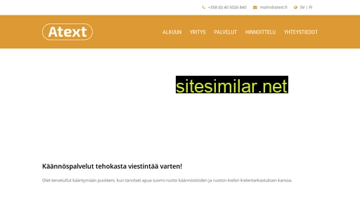 atext.fi alternative sites