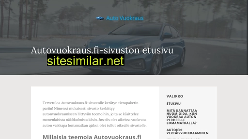 auto-vuokraus.fi alternative sites