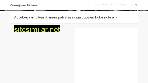 autokorjaamoreinikainen.fi alternative sites