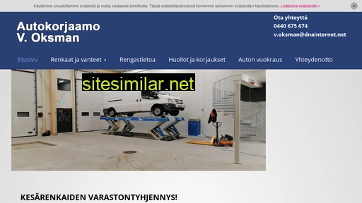 autokorjaamovoksman.fi alternative sites
