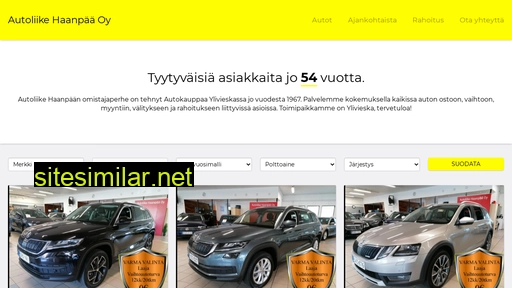 autoliikehaanpaa.fi alternative sites
