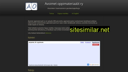 avoimetoppimateriaalit.fi alternative sites