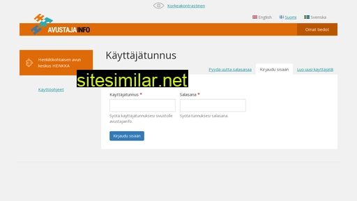 avustajainfo.fi alternative sites