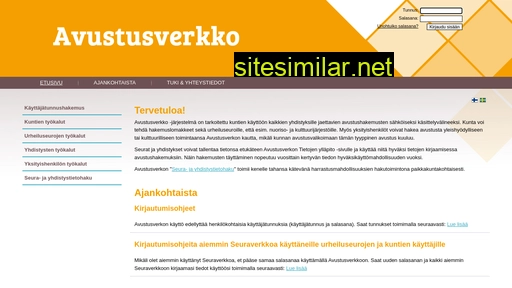 avustusverkko.fi alternative sites
