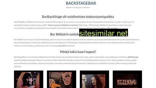 backstagebar.fi alternative sites