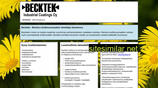becktek.fi alternative sites