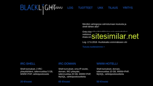 Blacklight similar sites