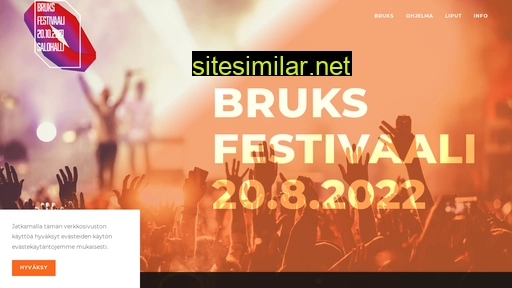 bruksfestivaali.fi alternative sites