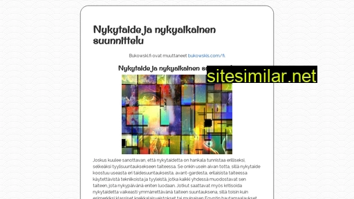 bukowski.fi alternative sites