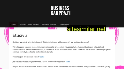 businesskauppa.fi alternative sites