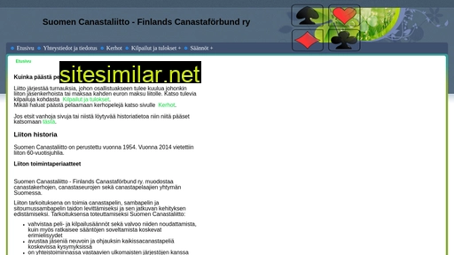 canastaliitto.fi alternative sites