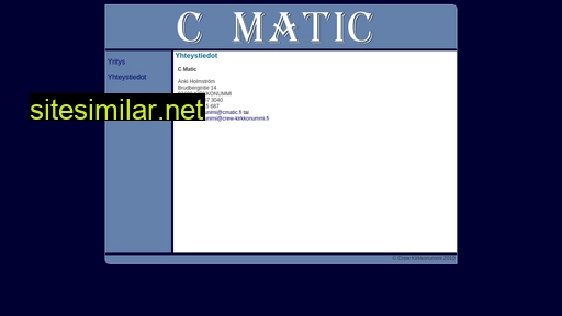 cmatic.fi alternative sites